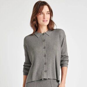 Splendid Georgie Polo Button Down (a soft blend with a hint of cashmere)